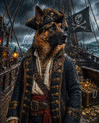 Pirates of the Caribbean sea