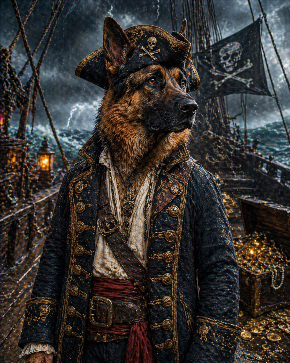 Pirates of the Caribbean sea