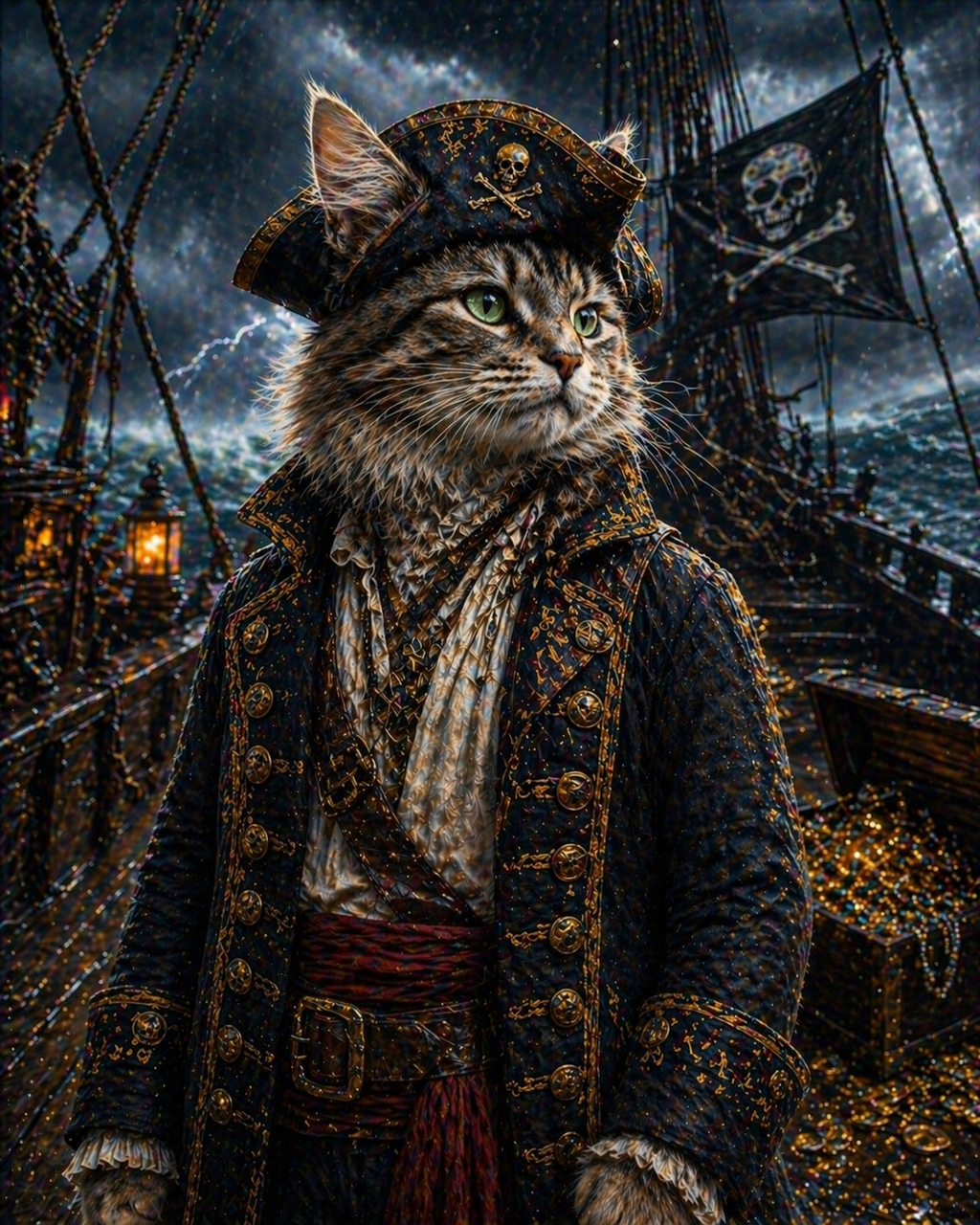 Pirates of the Caribbean sea