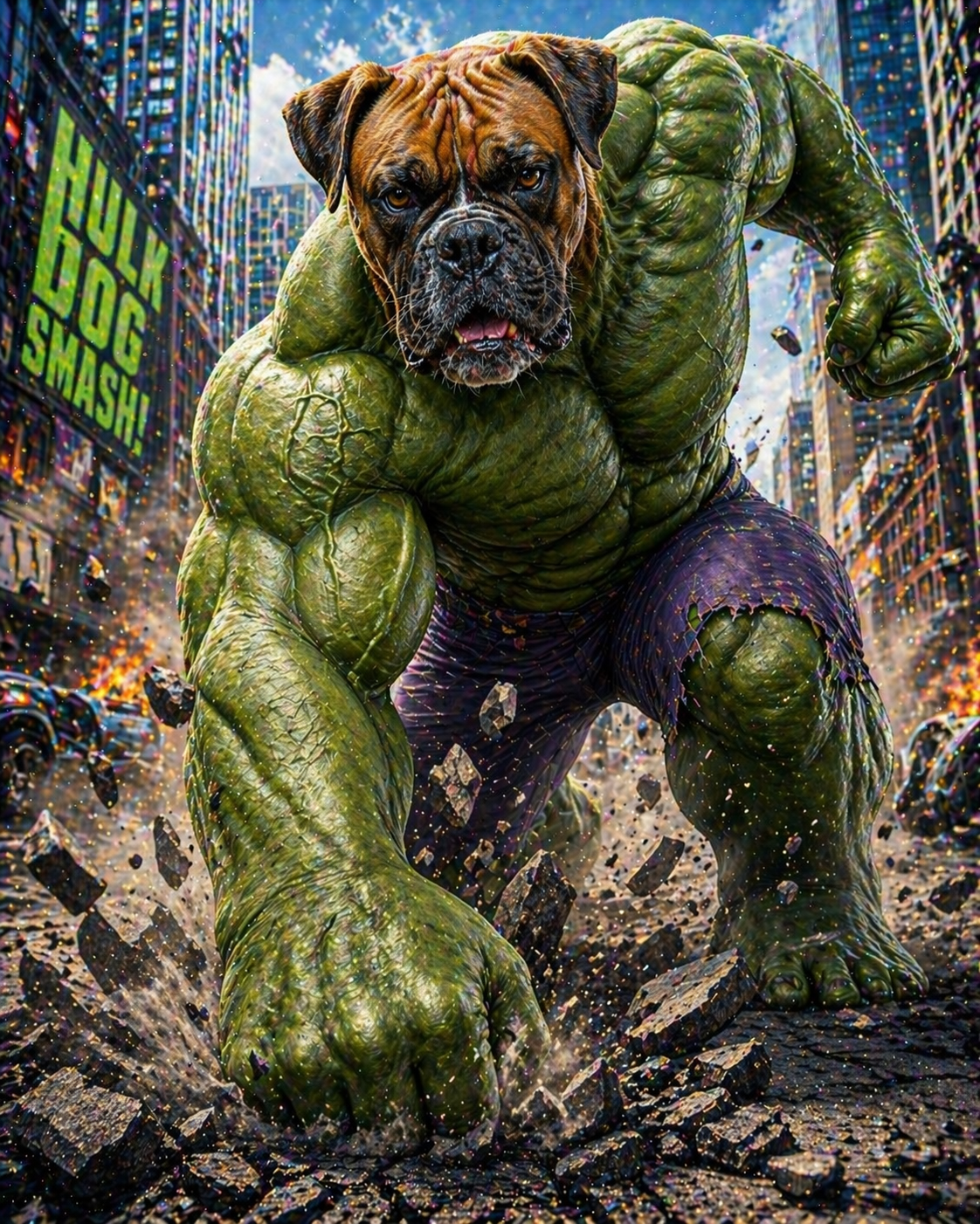 Green Rage Boxer